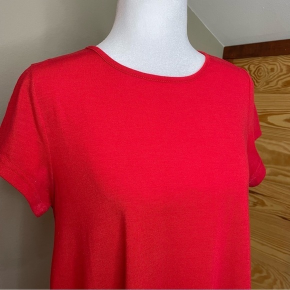 Glamorous Red Short Sleeve T-Shirt Dress Small - Picture 4 of 9